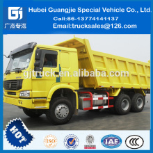 China dump truck HOWO sand tipper truck for sale special truck for export to uganda